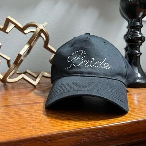 Rhinestone Bride Adjustable Hat